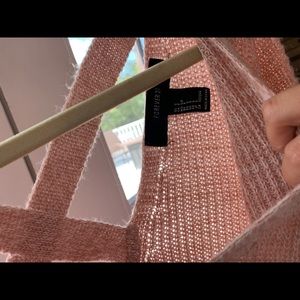 Forever 21 pink sweater !!! Cross cross back